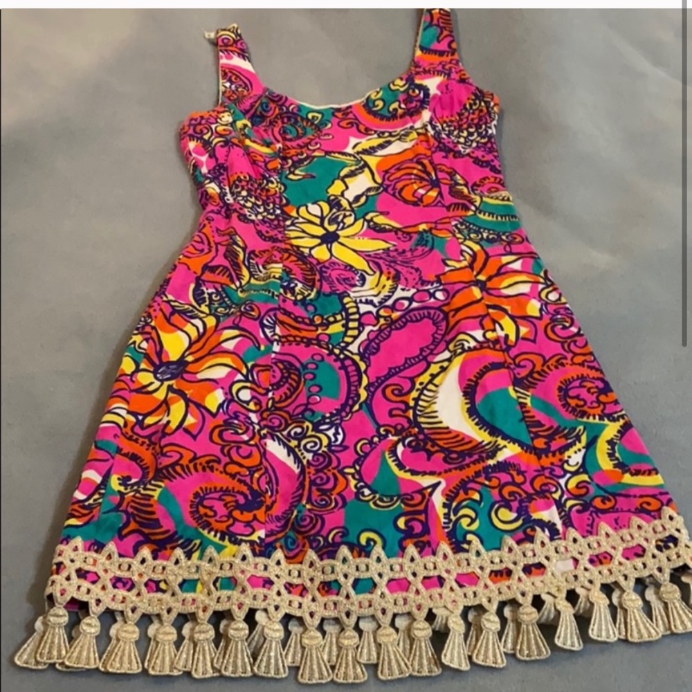 EUC Lilly Pulitzer sz 00 Eaton shift dress